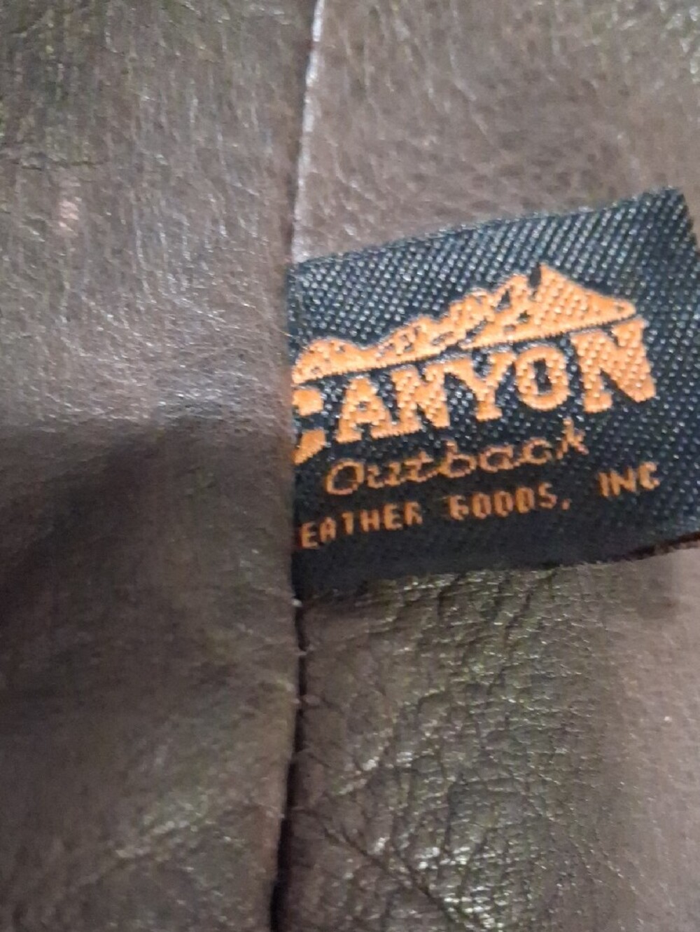 Canyon Outback Dark Brown Leather Backpack with Front Pockets - Picture 2 of 9